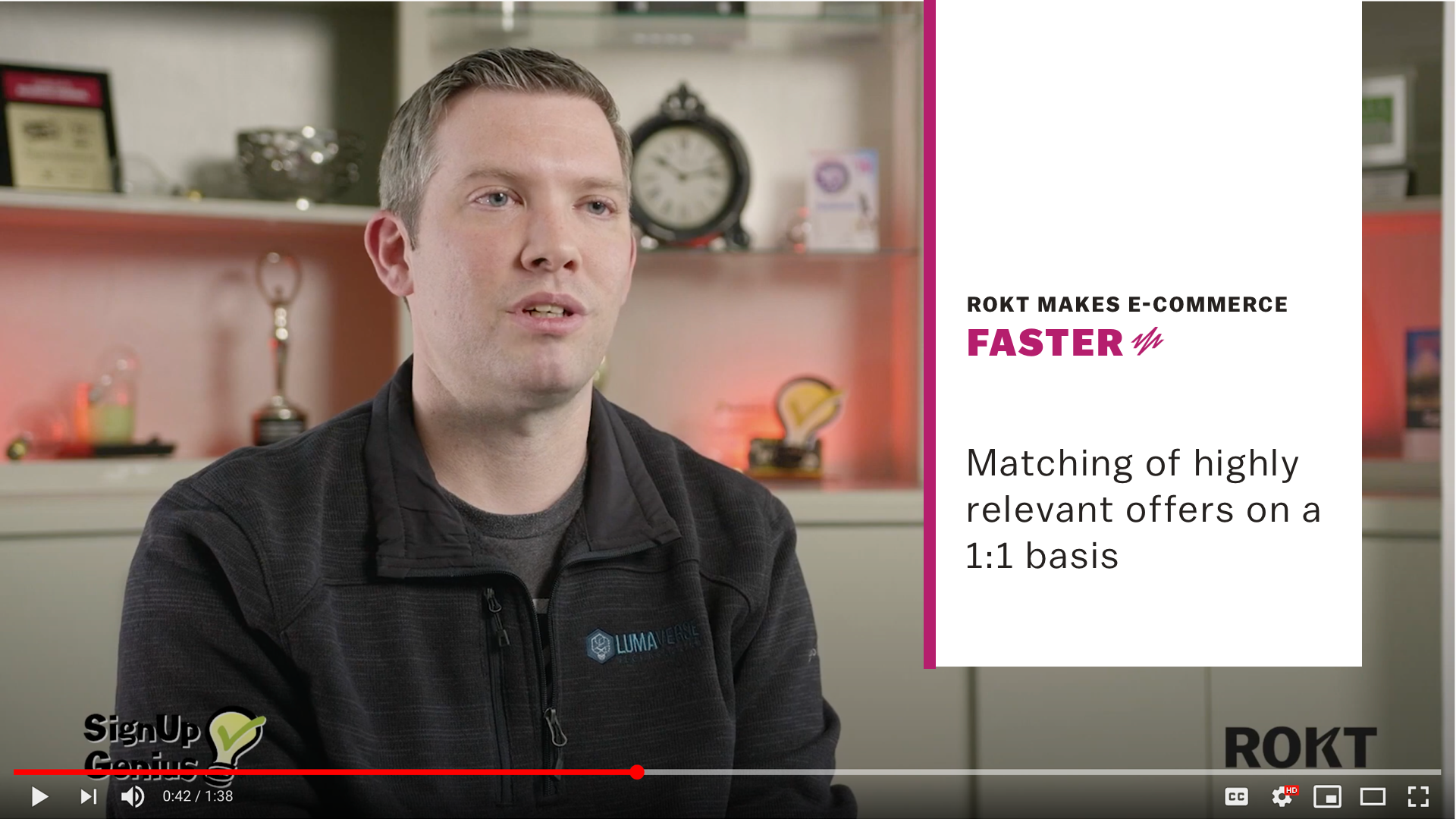 SignUpGenius sees a 38% revenue lift thanks to Rokt Ecommerce