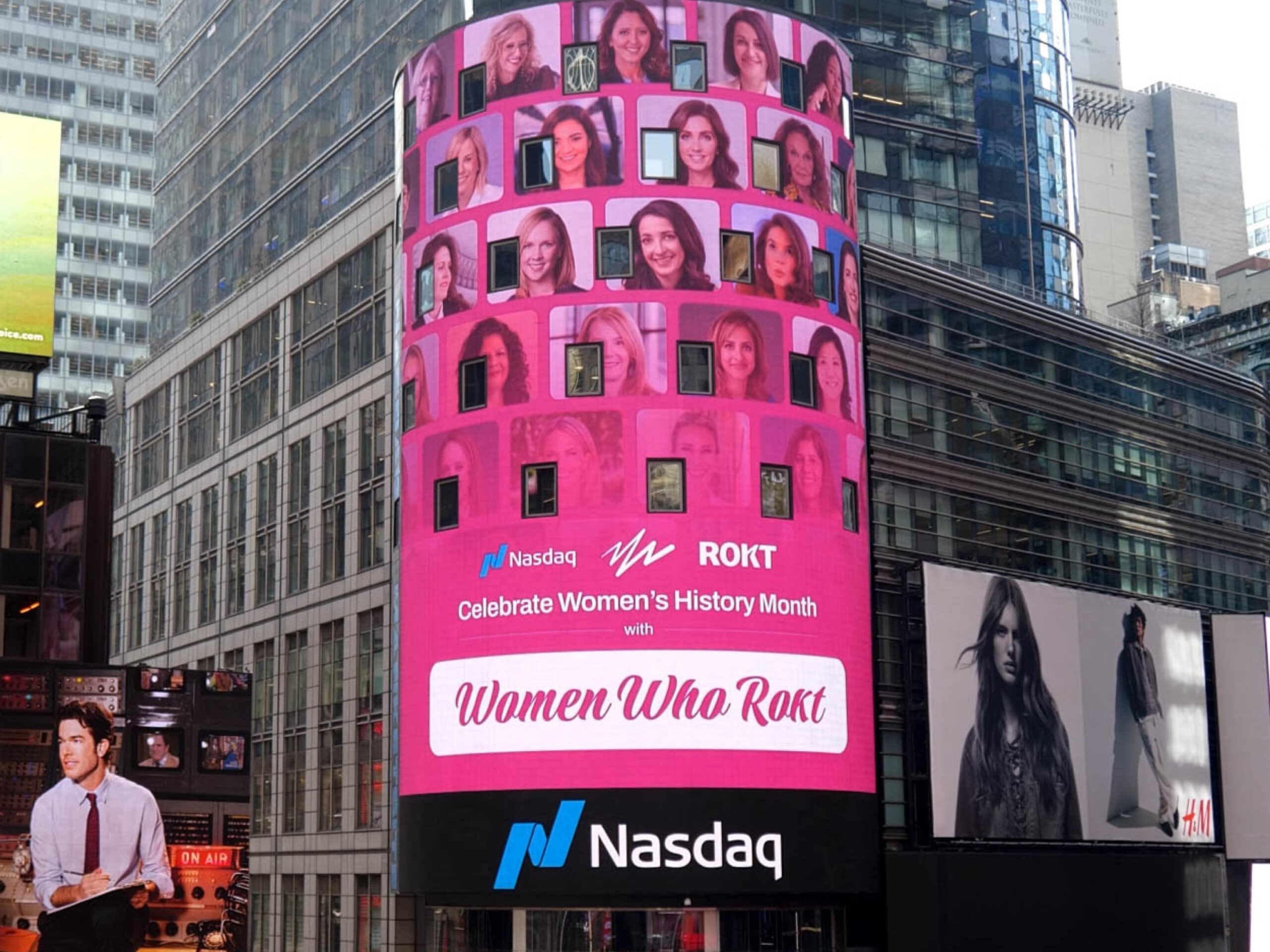 Celebrating Women Inspiring Change: Lighting Up the Nasdaq Tower for Women’s History Month
